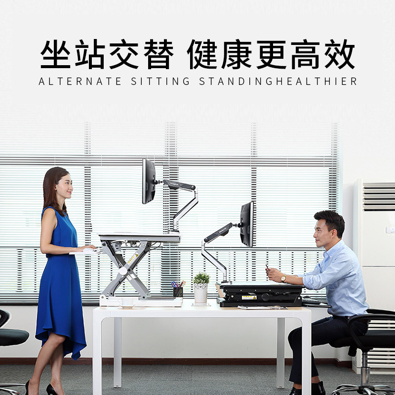 乐歌  M9M 站立办公升降台 雅白 计价单位:台