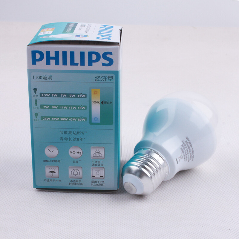 飞利浦 PHILIPS 经济型 23W E27 6500K LED灯泡 白光 计价单位:个