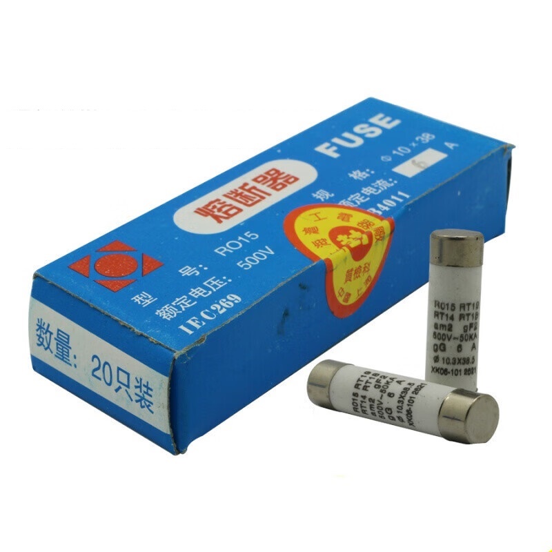 HURO  RO15 熔断器 10*38mm 6A 计价单位:个