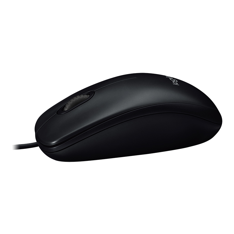 罗技 LOGITECH M100R 有线光电鼠标 黑色 USB接口 计价单位:个