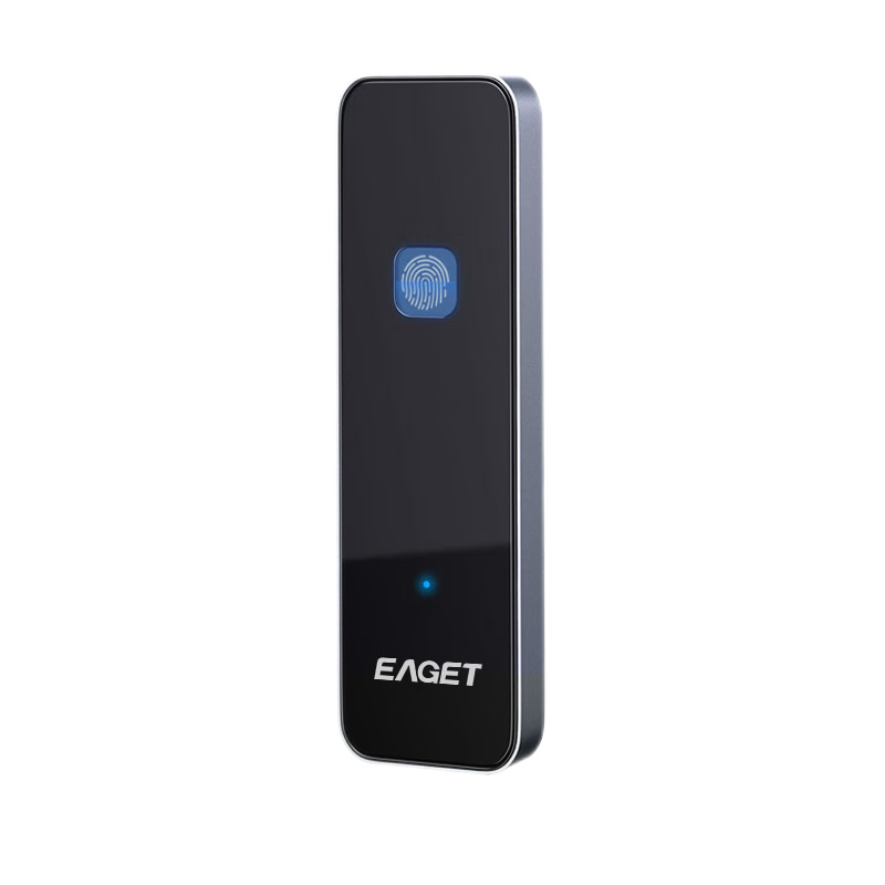 忆捷 EAGET FM2 移动固态指纹加密硬盘 512G Type-c USB3.2 计价单位:个