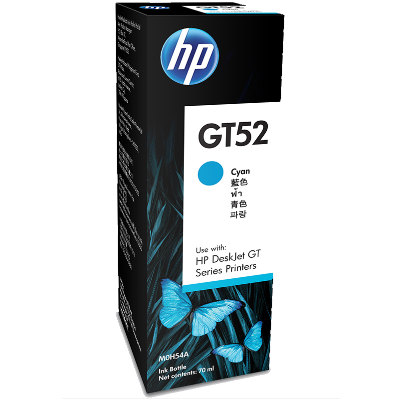 惠普 HP M0H54AA 原装墨水 GT52 8000页 适用hp tank310/410/5810/5820 青色 计价单位:支 惠普 HP M0H54AA 原装墨水 GT52 8000页 适用hp tank310/410/5810/5820 青色 计价单位:支
