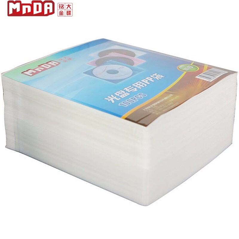 铭大金碟  MDJD-GPD100 光盘专用环保双面装PP袋 加厚装 100片/包 计价单位:包