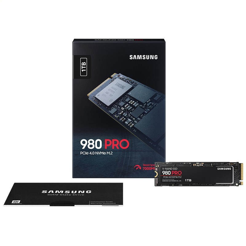 三星 SAMSUNG 980pro  SSD固态硬盘 M.2 nvme pci-e4  1T 计价单位:个