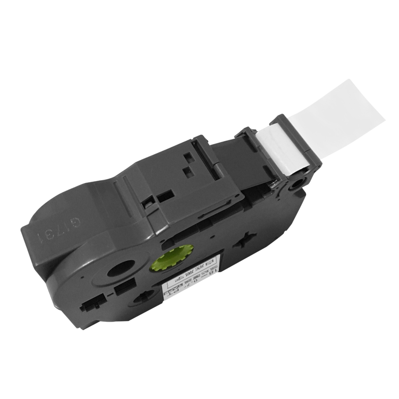 普贴 PUTY TZ3-241 标签色带 白底黑字18mm 适用于兄弟PT系列标签打印机 计价单位:卷