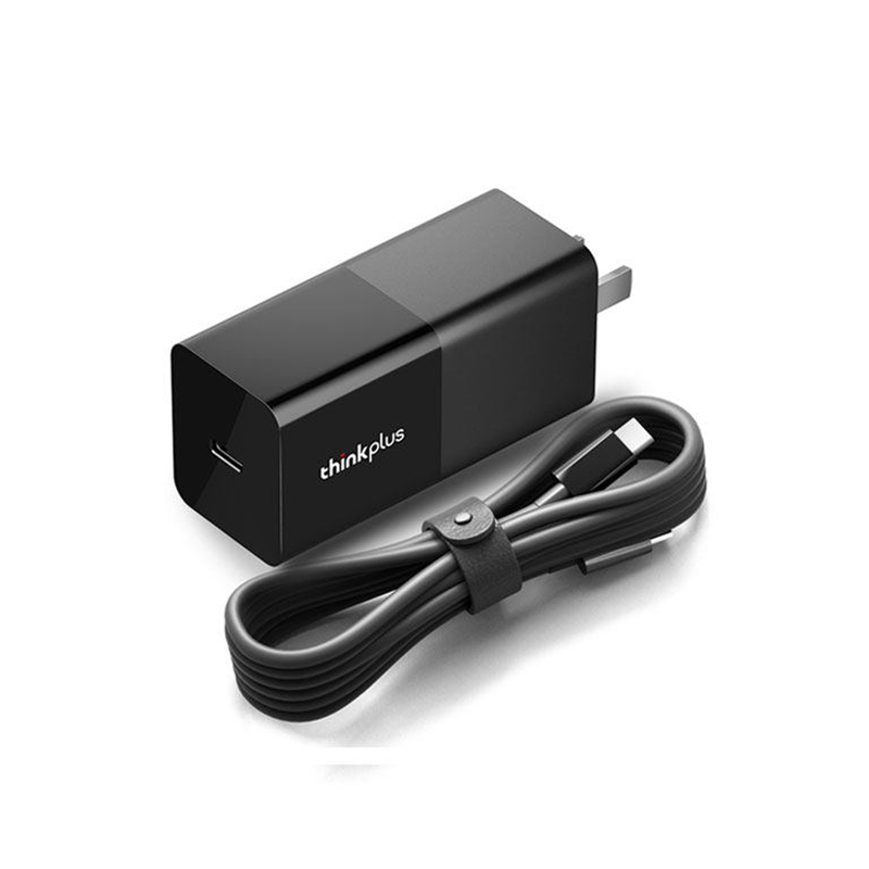 联想 Lenovo 36005200 口红电源 65W便携旅行充电器 USB-C 黑色 计价单位:个