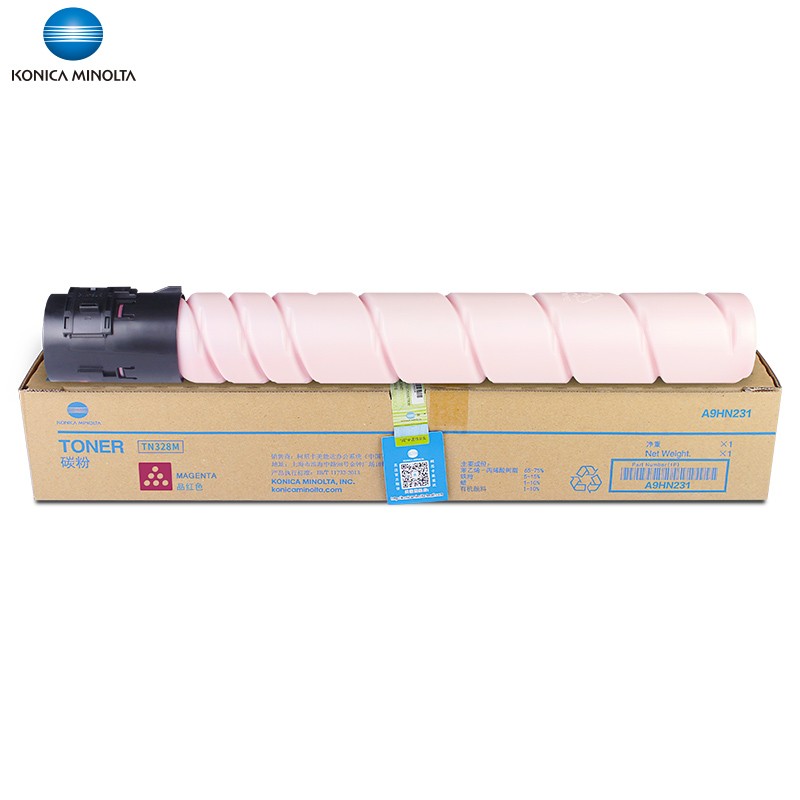 柯尼卡美能达 KONICA MINOLTA TN328M 碳粉 品红色  打印量28000页 适用C300i C360i 计价单位:支