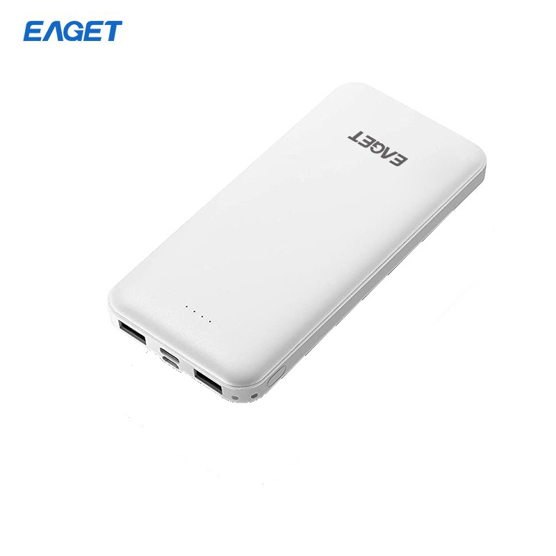 忆捷 EAGET EP30 移动电源 快充 10000mAh 140*67*16mm 白色 计价单位:个