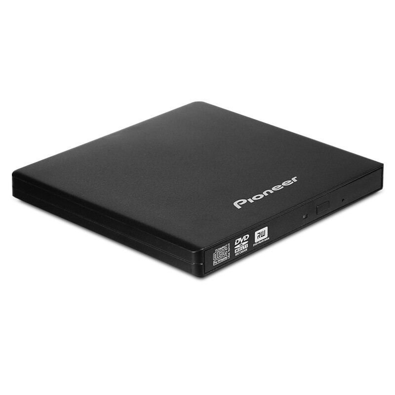 先锋 PIONEER DVR-XU01 8倍速 USB2.0外置光驱 支持DVD/CD读写 DVD刻录机 移动光驱 黑色 计价单位:个