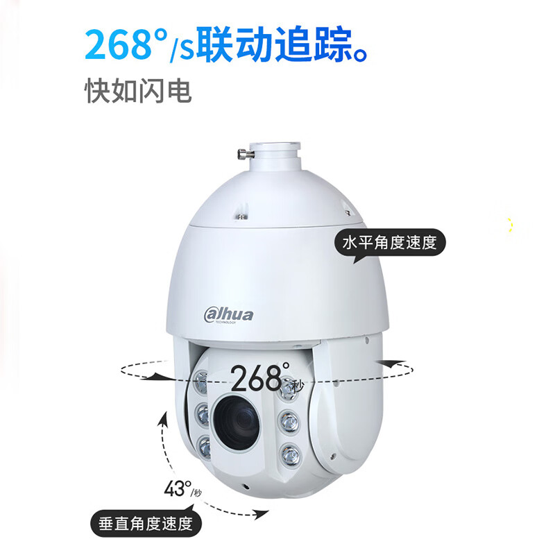大华  DH-SD6432-D2-i 6寸400W易智能红外网络球机 计价单位:台