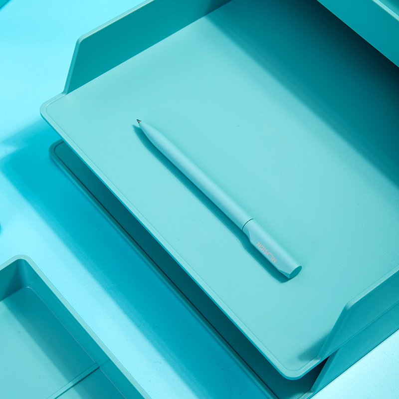 纽赛 NUSIGN NS552 中性笔 0.5mm子弹头 珊浅蓝 计价单位:支