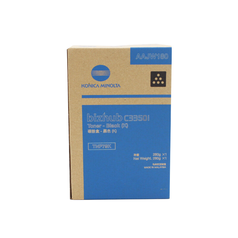 柯尼卡美能达 KONICA MINOLTA TNP79K 黑色原装粉盒 适用柯美C3350i 13000页 计价单位:支 柯尼卡美能达 KONICA MINOLTA TNP79K 黑色原装粉盒 适用柯美C3350i 13000页 计价单位:支