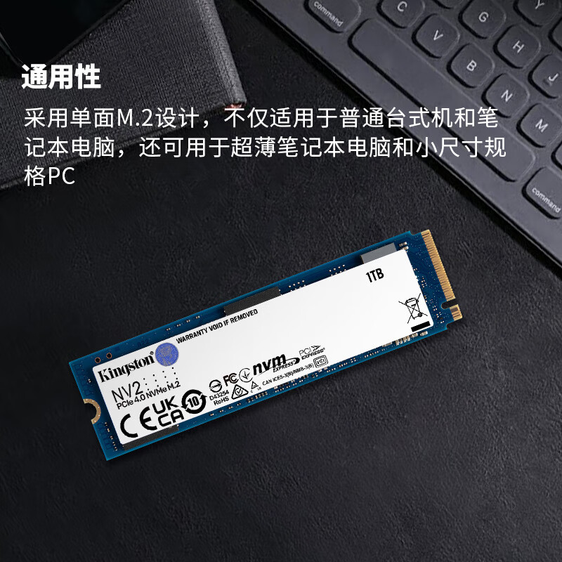 金士顿 KINGSTON SNV2S/1000G 固态硬盘  1TB SSD M.2接口 NVMe协议 计价单位:根 金士顿 KINGSTON SNV2S/1000G 固态硬盘  1TB SSD M.2接口 NVMe协议 计价单位:根