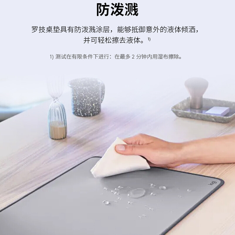 罗技 LOGITECH Desk Mat 鼠标垫 桌垫 300*700mm 计价单位:个