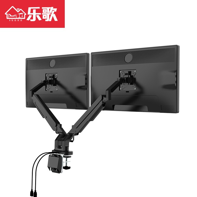 乐歌 A8D2 双屏桌面显示器支架 黑色 计价单位:个 乐歌 A8D2 双屏桌面显示器支架 黑色 计价单位:个
