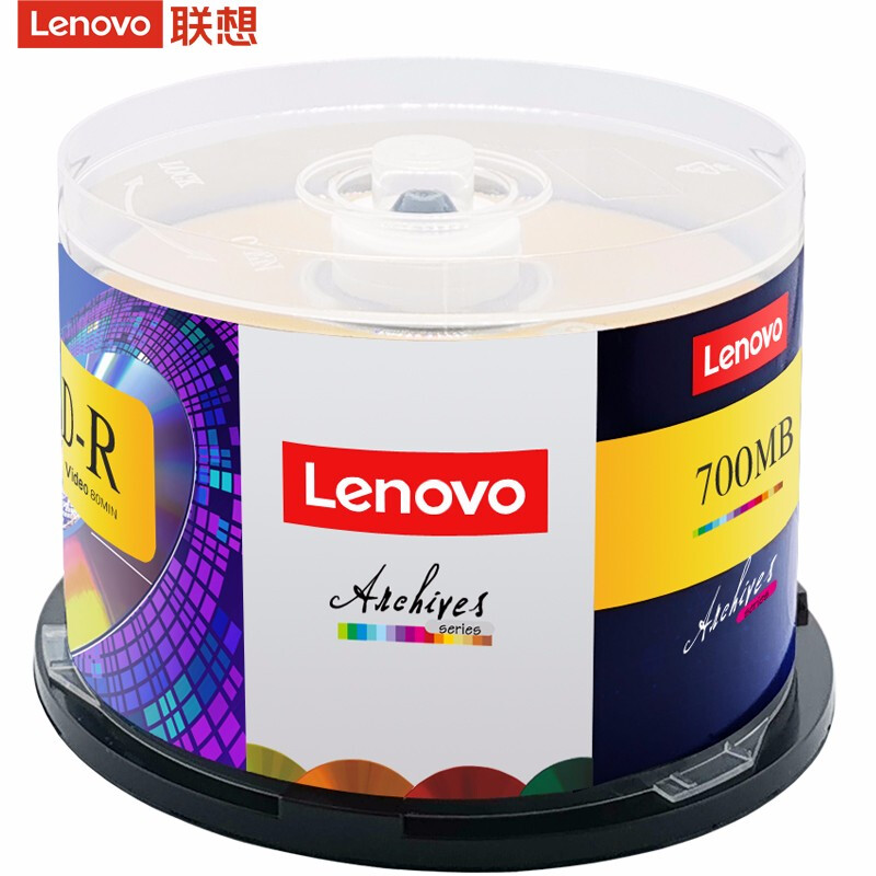 联想 Lenovo CD-R 光盘/刻录盘 52速700MB 50片/桶 计价单位:桶