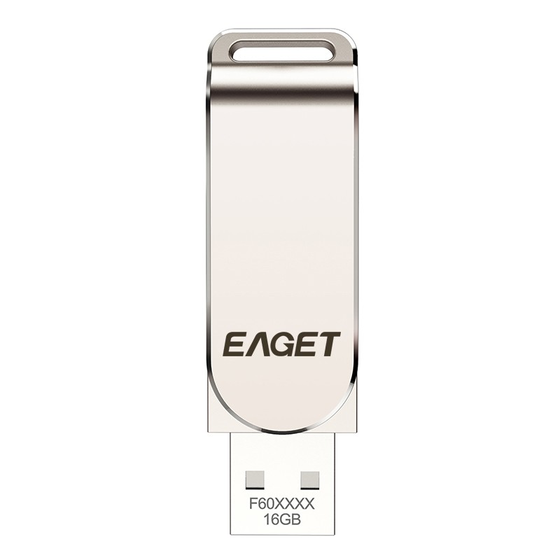 忆捷 EAGET F60 U盘 128GB 银色 计价单位:个