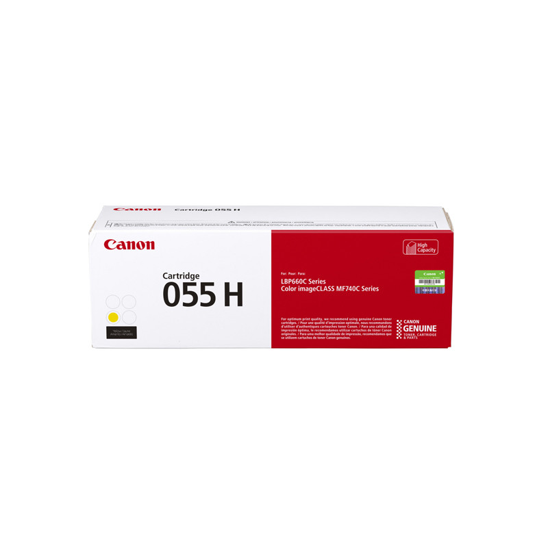 佳能 Canon CRG 055 H Y 硒鼓 黄色 适用机型 MF746Cx MF742Cdw LBP664Cx LBP663Cdw LBP663Cdn 计价单位:支