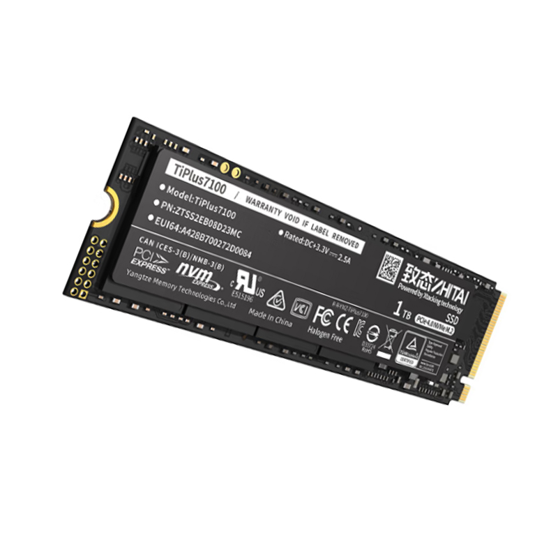 致态 ZHITAI TiPlus7100 1TB SSD固态硬盘 m.2接口 PCIe 4.0 产品 计价单位:个