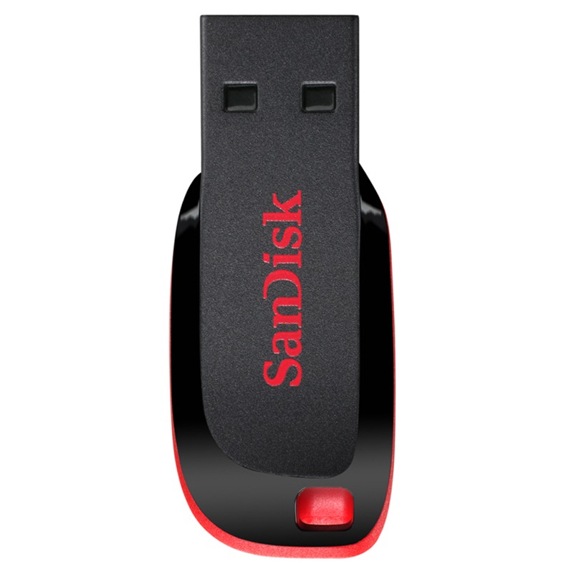 闪迪 Sandisk CZ50 16G 酷刃U盘 USB2.0 黑红色 时尚设计 安全加密软件 计价单位:个