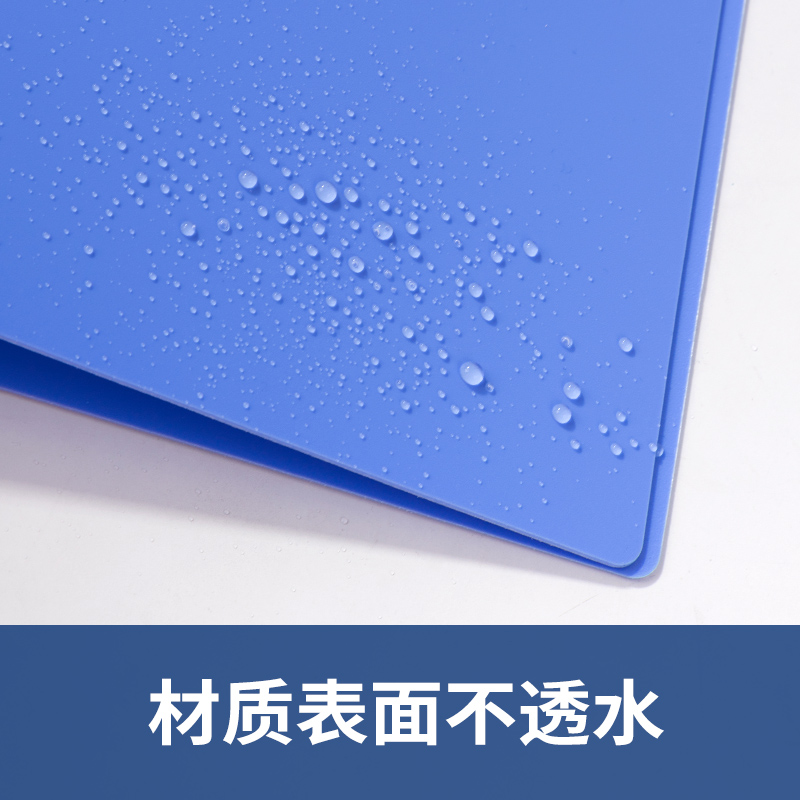 得力 deli 5383 文件夹 D型 二孔 蓝色 计价单位:个
