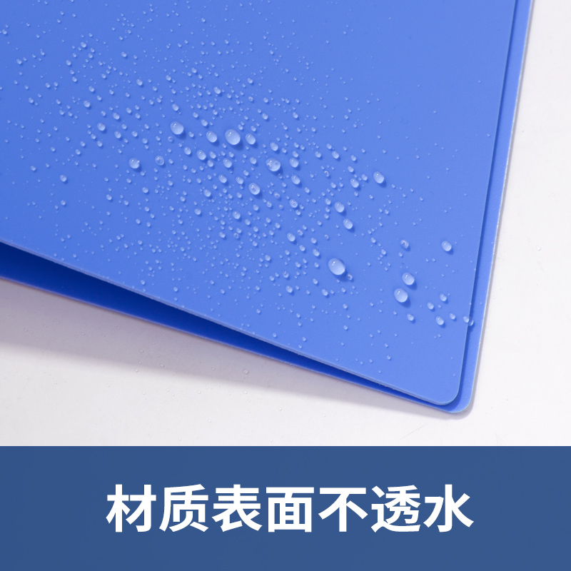 得力 deli 5382 2孔文件夹 O型 蓝色 计价单位:个
