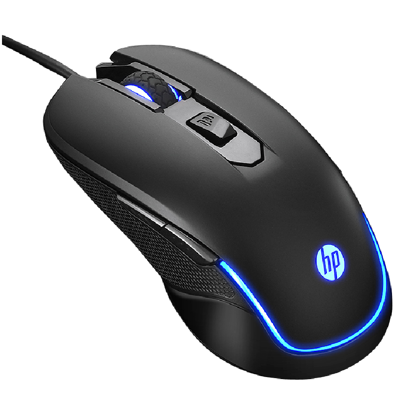 惠普 HP M200 有线鼠标 黑色 计价单位:个