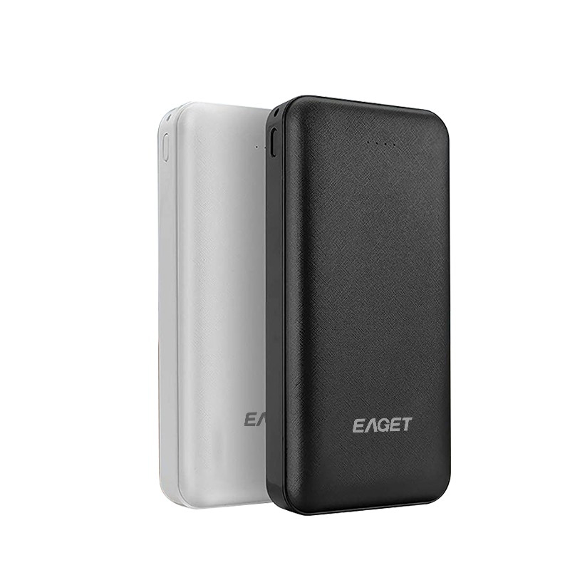 忆捷 EAGET EP302 快充电源 锂电池 20000毫安双接口 便携式 大容量 黑色 计价单位:个