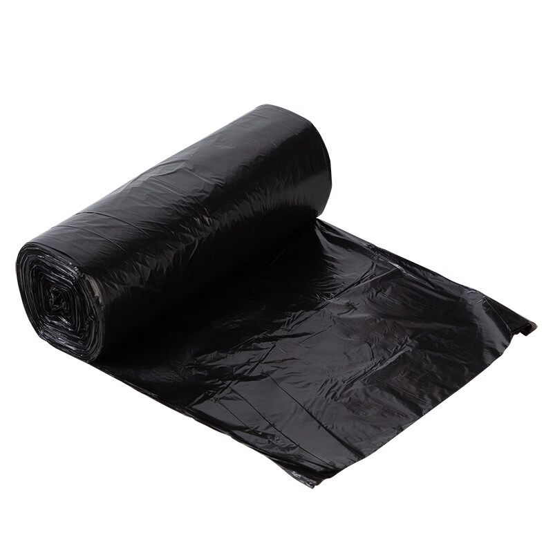 得力 deli 18745 背心式手提垃圾袋 50*60mm 30只/卷 3卷/包 计价单位:包