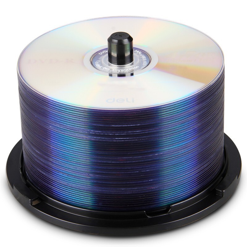 得力 deli 3724  DVD-R 刻录光盘 4.7G 50片/筒  计价单位:筒
