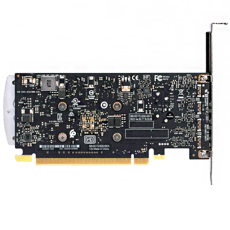 英伟达 NVIDIA T400 4GB  GDDR6 专业显卡 工业包装 计价单位:张