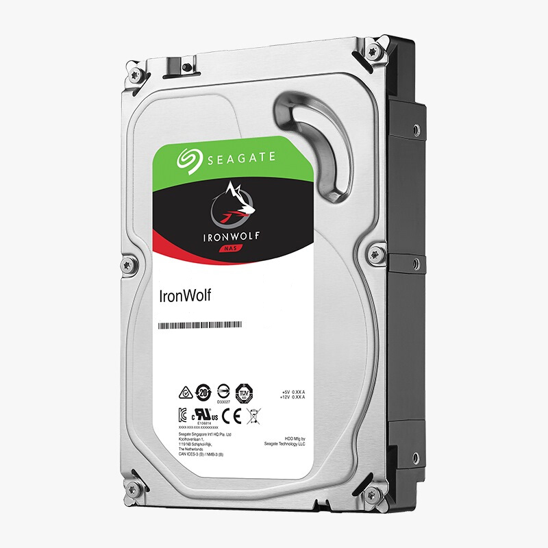 希捷 Seagate ST12000VN0008 硬盘 12TB 256MB 7200RPM 网络存储 SATA接口 酷狼IronWolf系列 计价单位:个