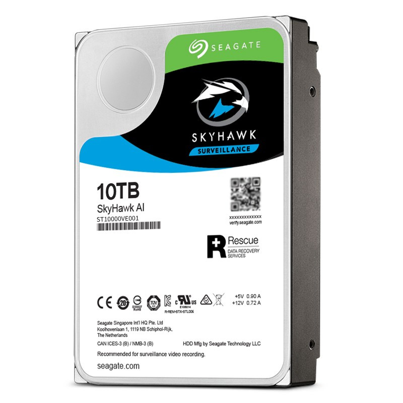 希捷 SEAGATE ST10000VE001 监控硬盘 10TB 酷鹰AI 256MB 7200转 SATA 计价单位:个