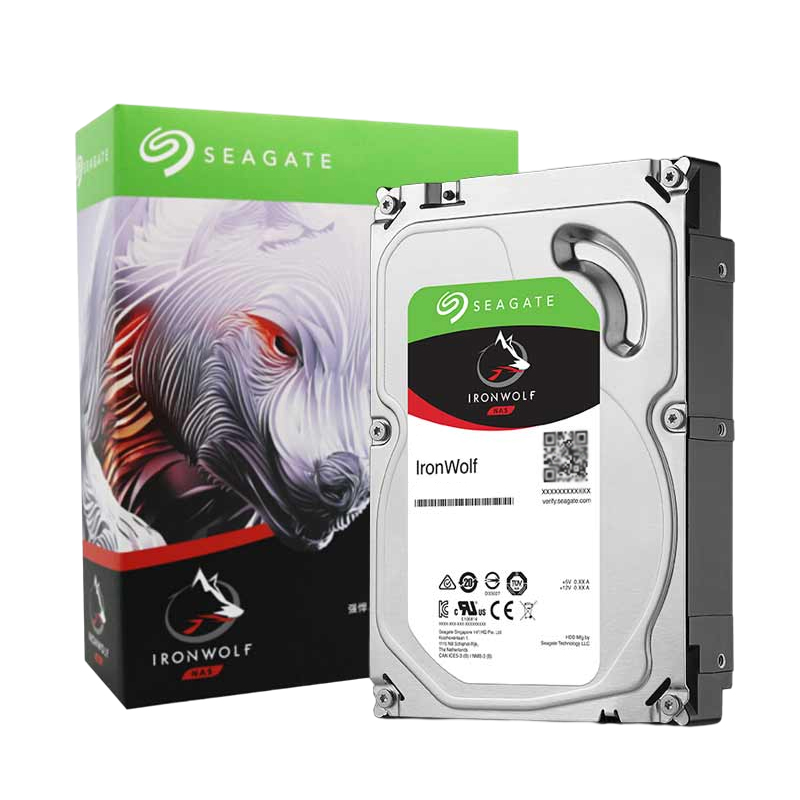 希捷 Seagate ST12000VN0008 硬盘 12TB 256MB 7200RPM 网络存储 SATA接口 酷狼IronWolf系列 计价单位:个