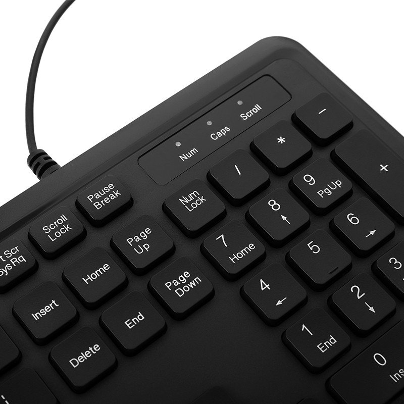 联想 Lenovo KM102 有线键盘鼠标套装  黑色 计价单位:套