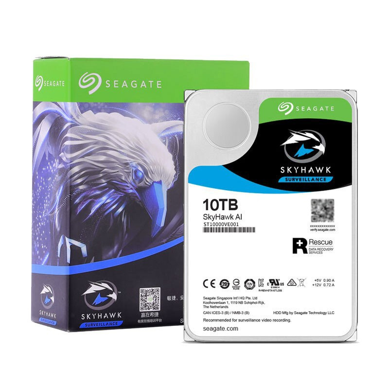 希捷 SEAGATE ST10000VE001 监控硬盘 10TB 酷鹰AI 256MB 7200转 SATA 计价单位:个