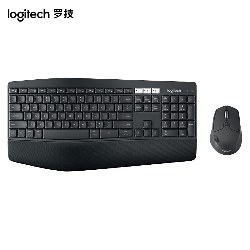 罗技 LOGITECH MK850 无线蓝牙键鼠套装  带优联接收器 黑灰色 计价单位:套
