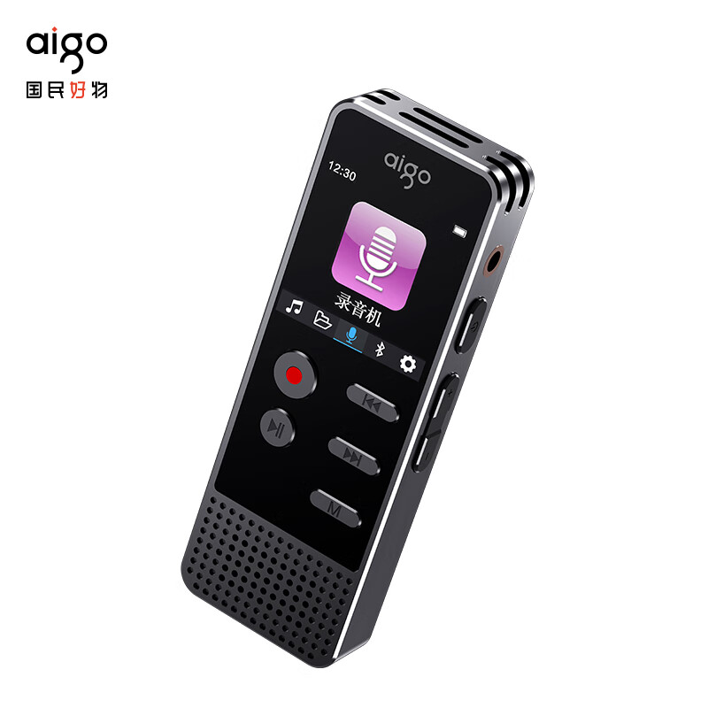 爱国者 aigo R3377 录音笔 16G 商务黑 计价单位:台