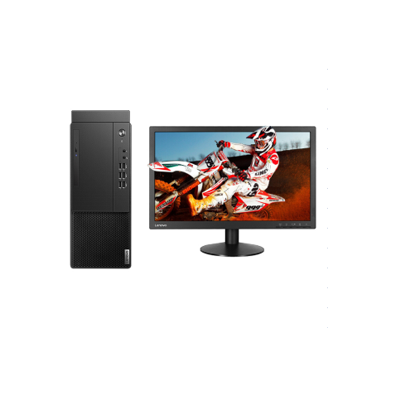 联想 Lenovo 启天M455  商用办公台式电脑 i5-12500 8G 1T+256G SSD 23.8英寸显示器 (定制) 计价单位:套