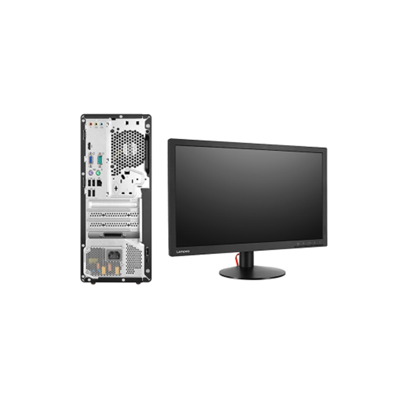 联想 Lenovo 启天M455  商用办公台式电脑 i5-12500 8G 1T+256G SSD 23.8英寸显示器 (定制) 计价单位:套