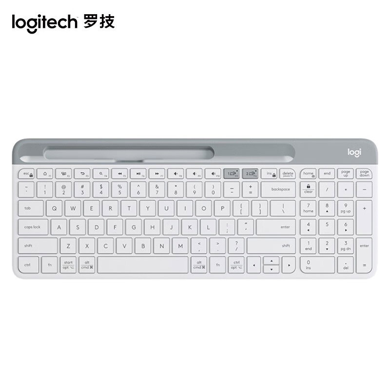 罗技 LOGITECH K580 多设备键盘 无线蓝牙  白色 计价单位:个