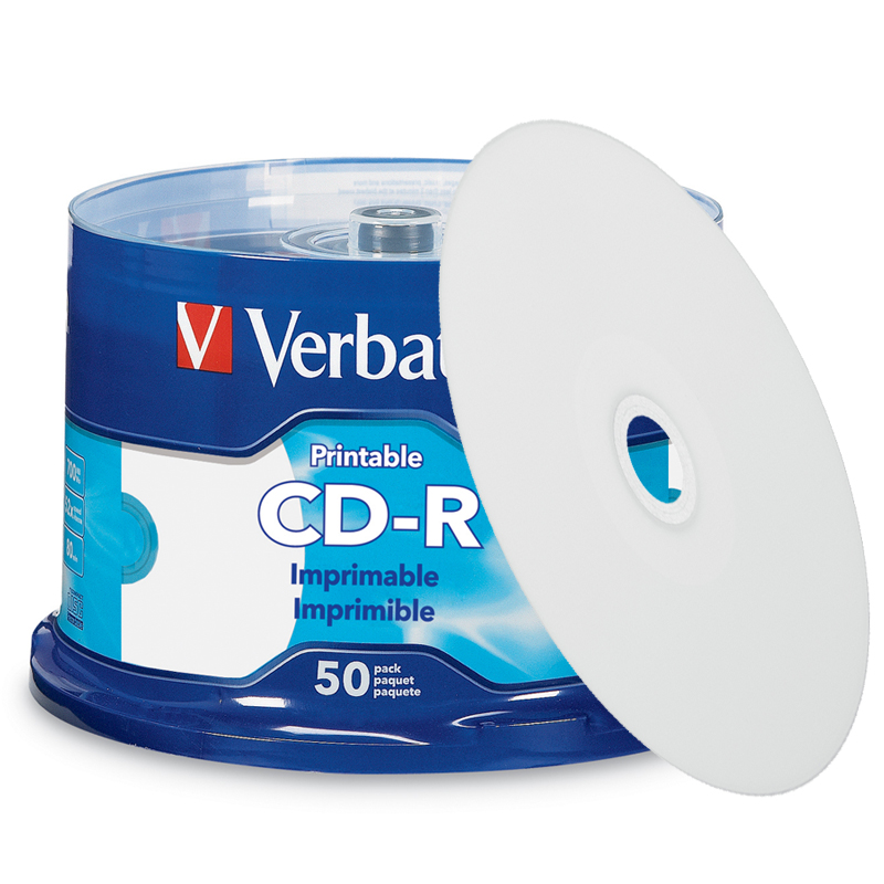 威宝 VERBATIM 98473 光盘 52速700MB 台产CD可打印50片/桶 计价单位:桶
