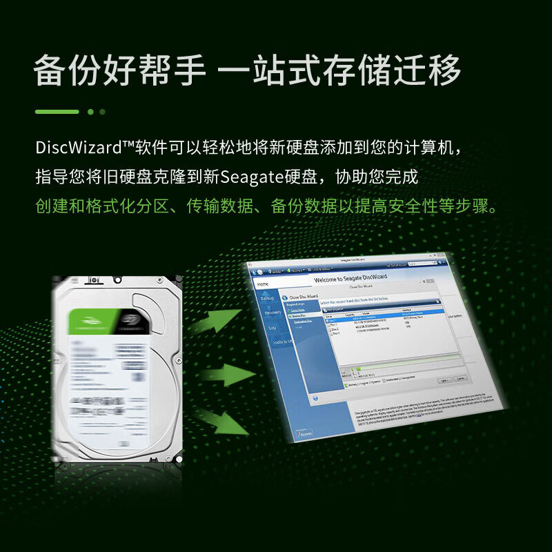希捷 SEAGATE ST1000DM014 台式机机械硬盘 1TB 7200转 256MB SATA 酷鱼BarraCuda系列 计价单位:个