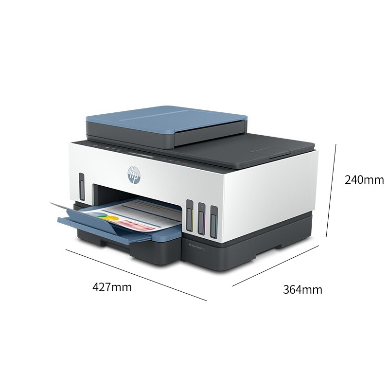惠普 HP tank 755 内置连供彩色喷墨打印一体机 支持自动双面打印 计价单位:台