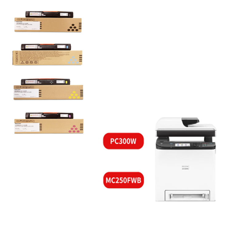 理光 RICOH MC250 红色硒鼓 适用MC250FWB PC300W打印机碳粉盒 2300页  计价单位:支
