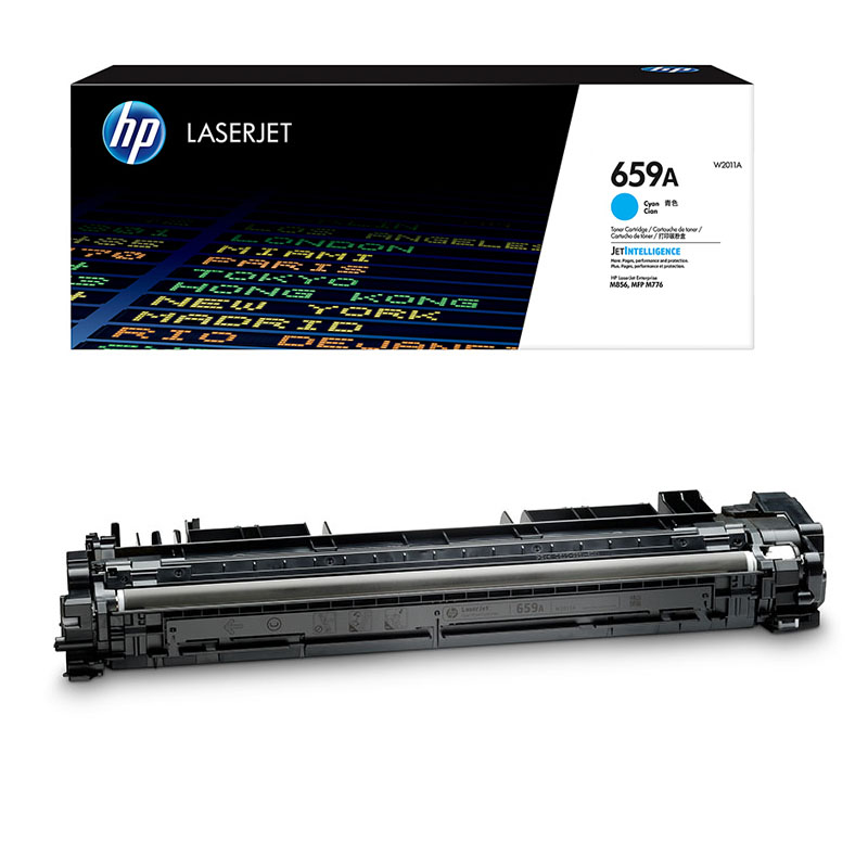 惠普 HP W2011A 原装硒鼓 青色 659A系列 适用于 HP Color LaserJet Enterprise M856dn 计价单位:支