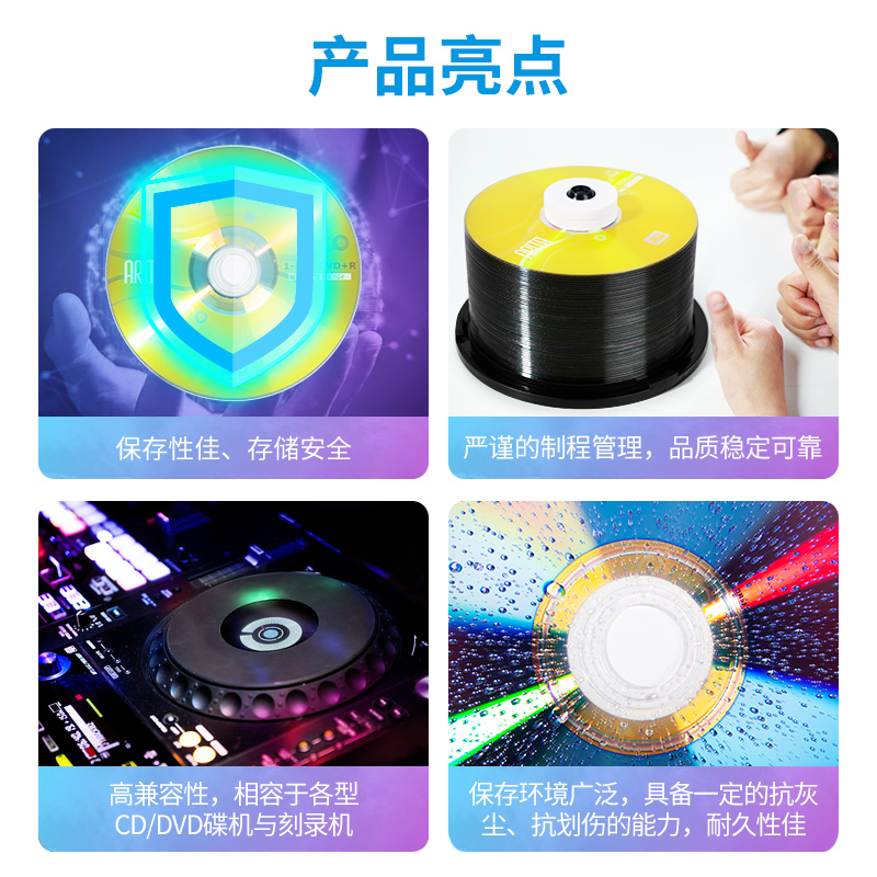 铼德 RITEK DVD+R 16速4.7G 空白光盘 e时代系列 精装版 50片/桶 计价单位:桶 铼德 RITEK DVD+R 16速4.7G 空白光盘 e时代系列 精装版 50片/桶 计价单位:桶