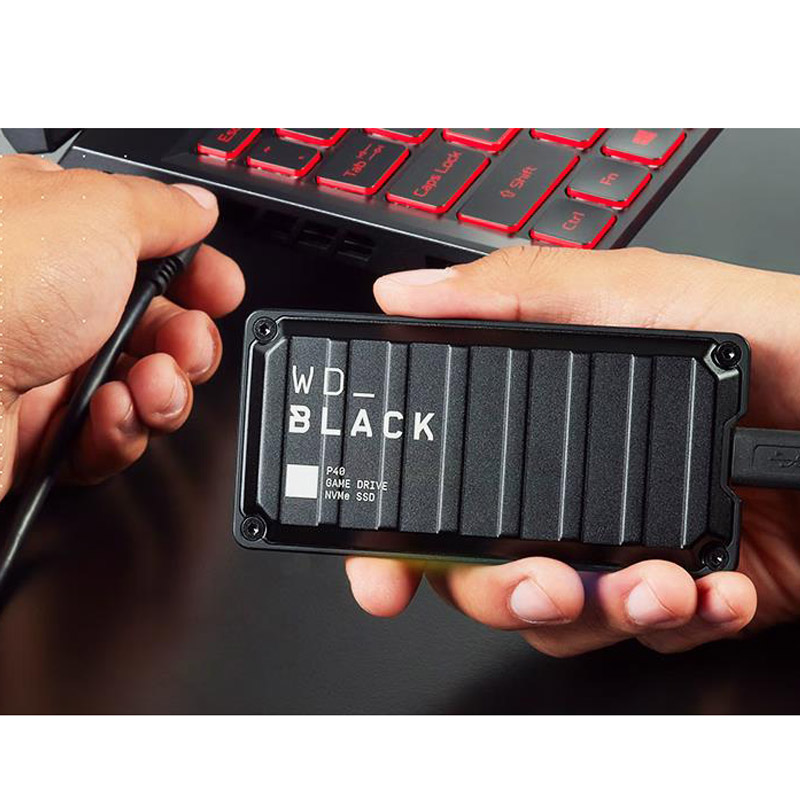 西部数据 WD WDBAWY0020BBK NVMe移动固态硬盘 2TB WD_ BLACK P40系列 2000MB/s 黑色 计价单位:块