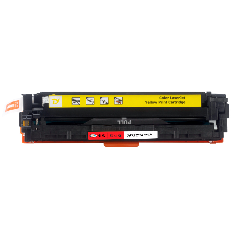 帝威 DW CF212A（131A） 硒鼓（带芯片） 黄色 专业版 打印量1400页 适用惠普 HP LaserJet 267M/251n/hp131A 计价单位:个