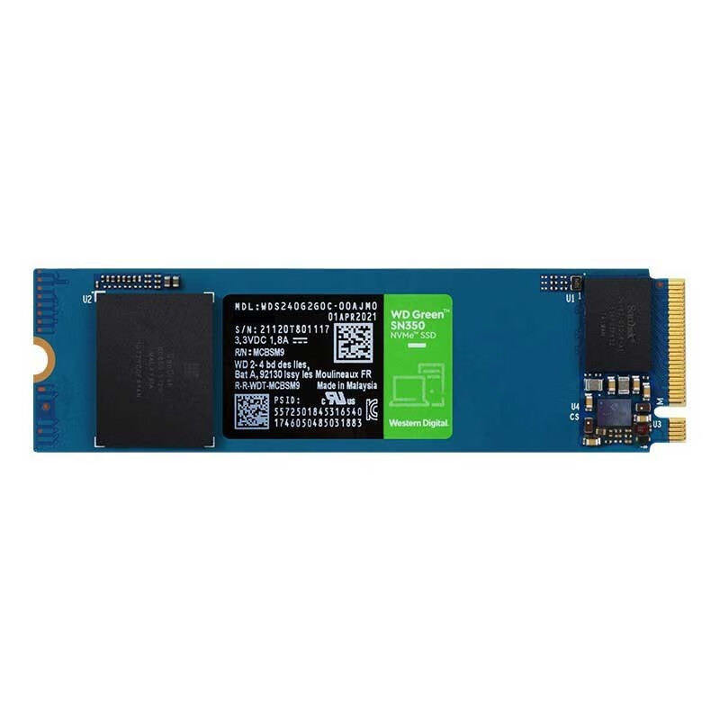 西部数据 WD WDS100T3G0C SSD固态硬盘 SN350 M.2接口 NVMe协议 1TB 计价单位:个